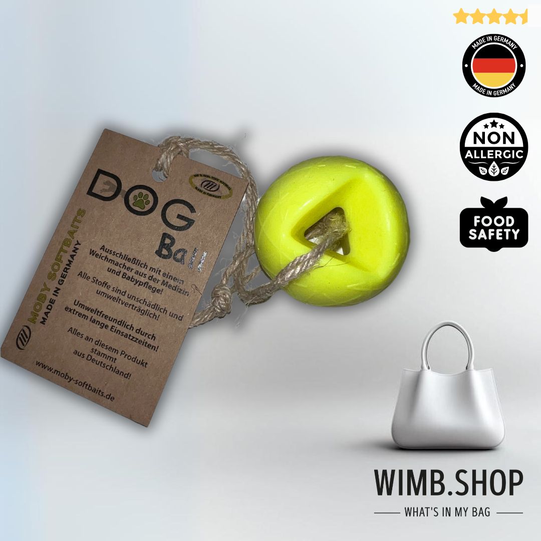 Der perfekte Hundeball für aktive und spielbegeisterte Hunde - 100% Made in Germany - Frei von Schadstoffen