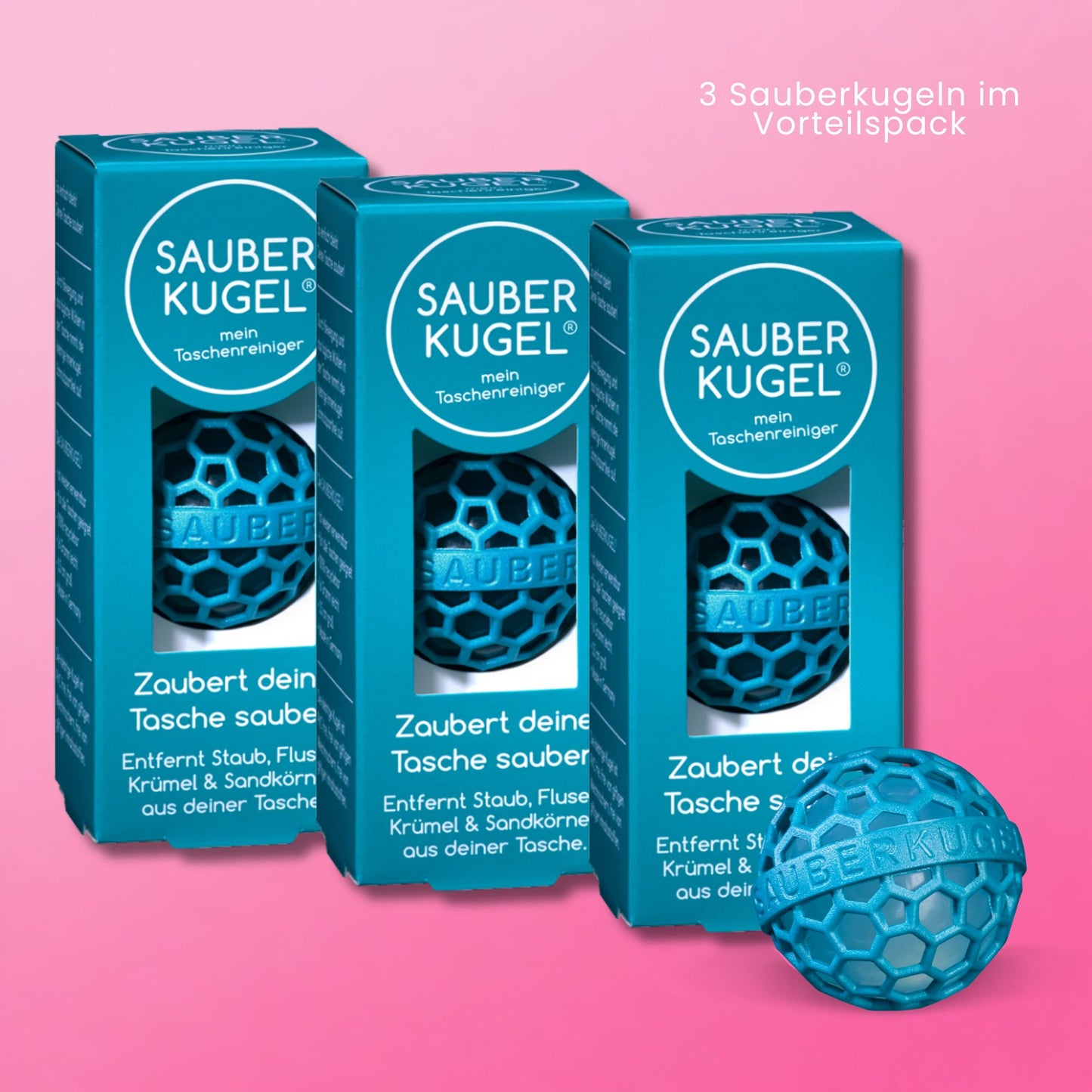Sauberkugel – 3er Set