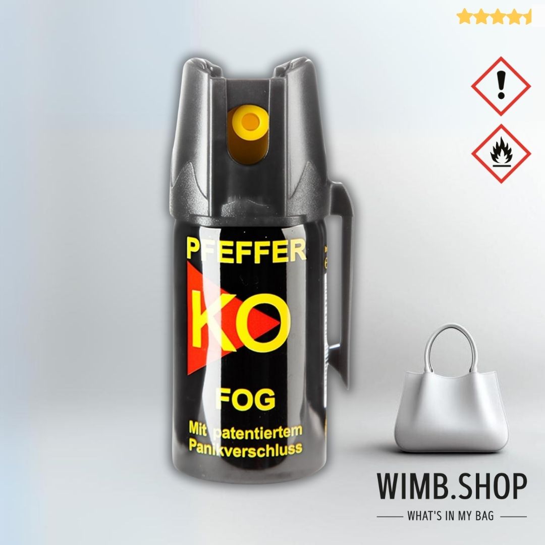 Ballistol Pfeffer-Ko Spray Fog 40 ml-Animal Defence Spray avec une gamme 4M-efficace contre les animaux agressifs