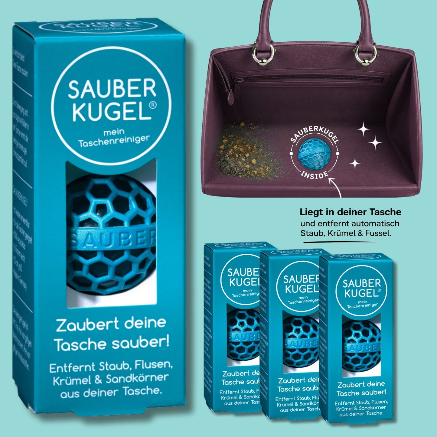 Sauberkugel – 3er Set