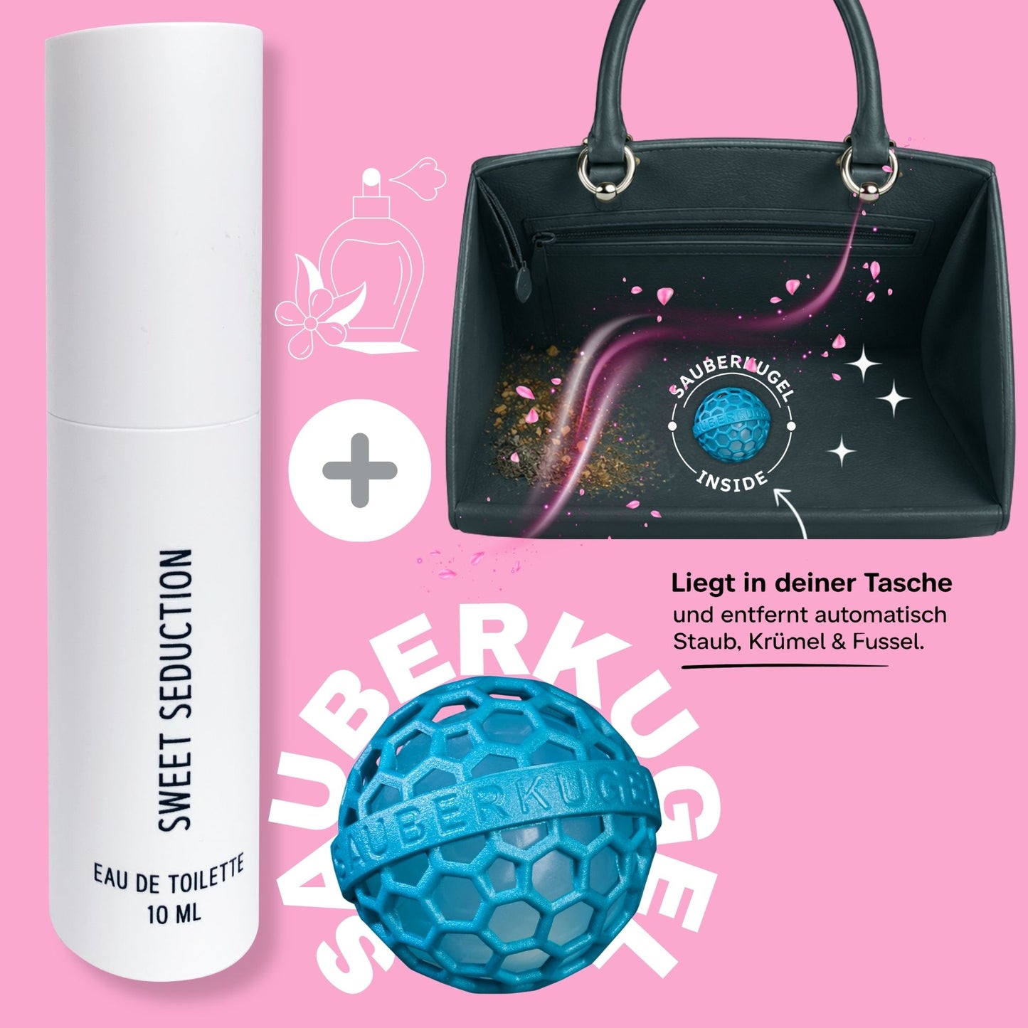 Coffret de démarrage : Clean ball + spray parfumé pour votre ballon ❤️ ⚫ 🔴 🔵 +6