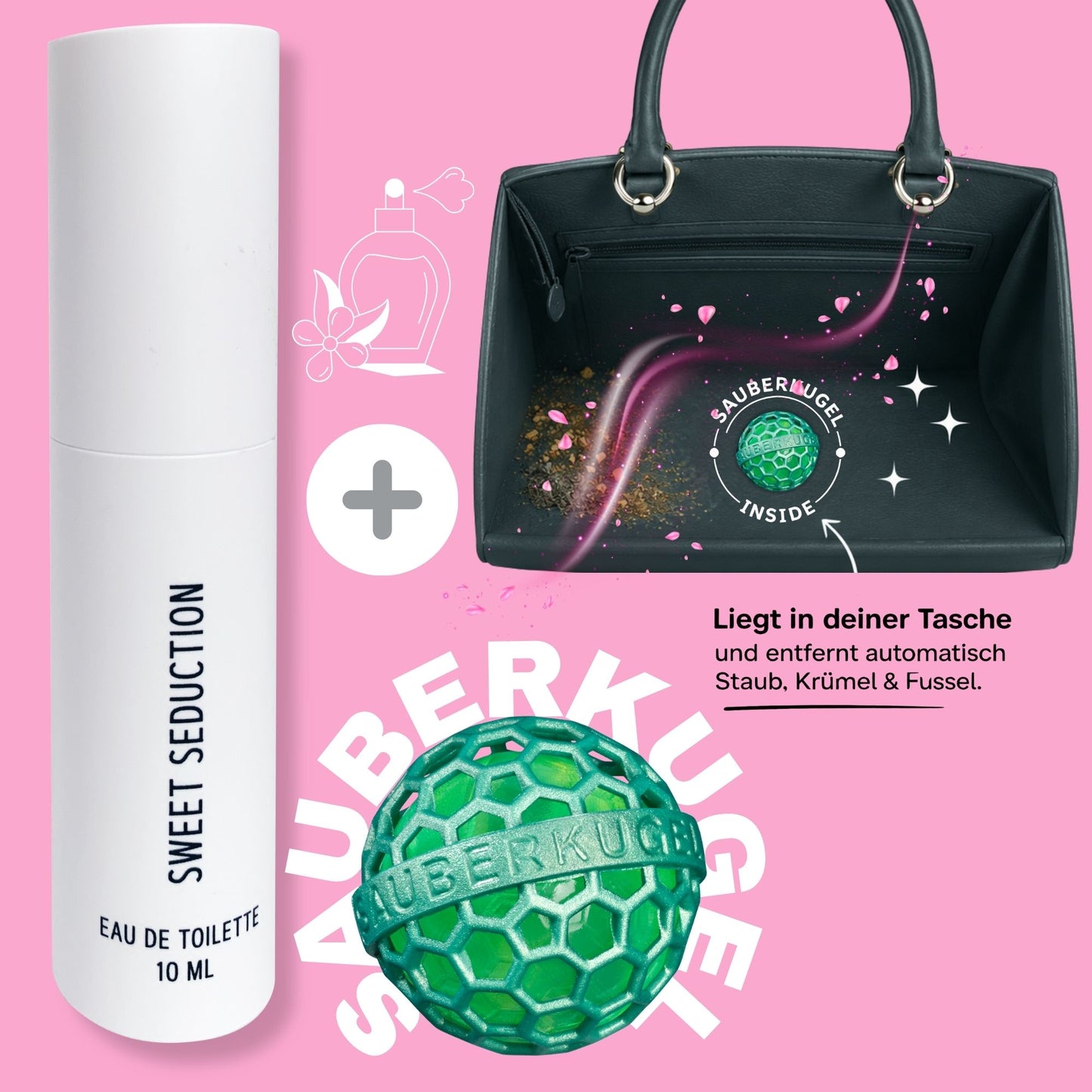 Coffret de démarrage : balle propre + parfum de poche ❤️
