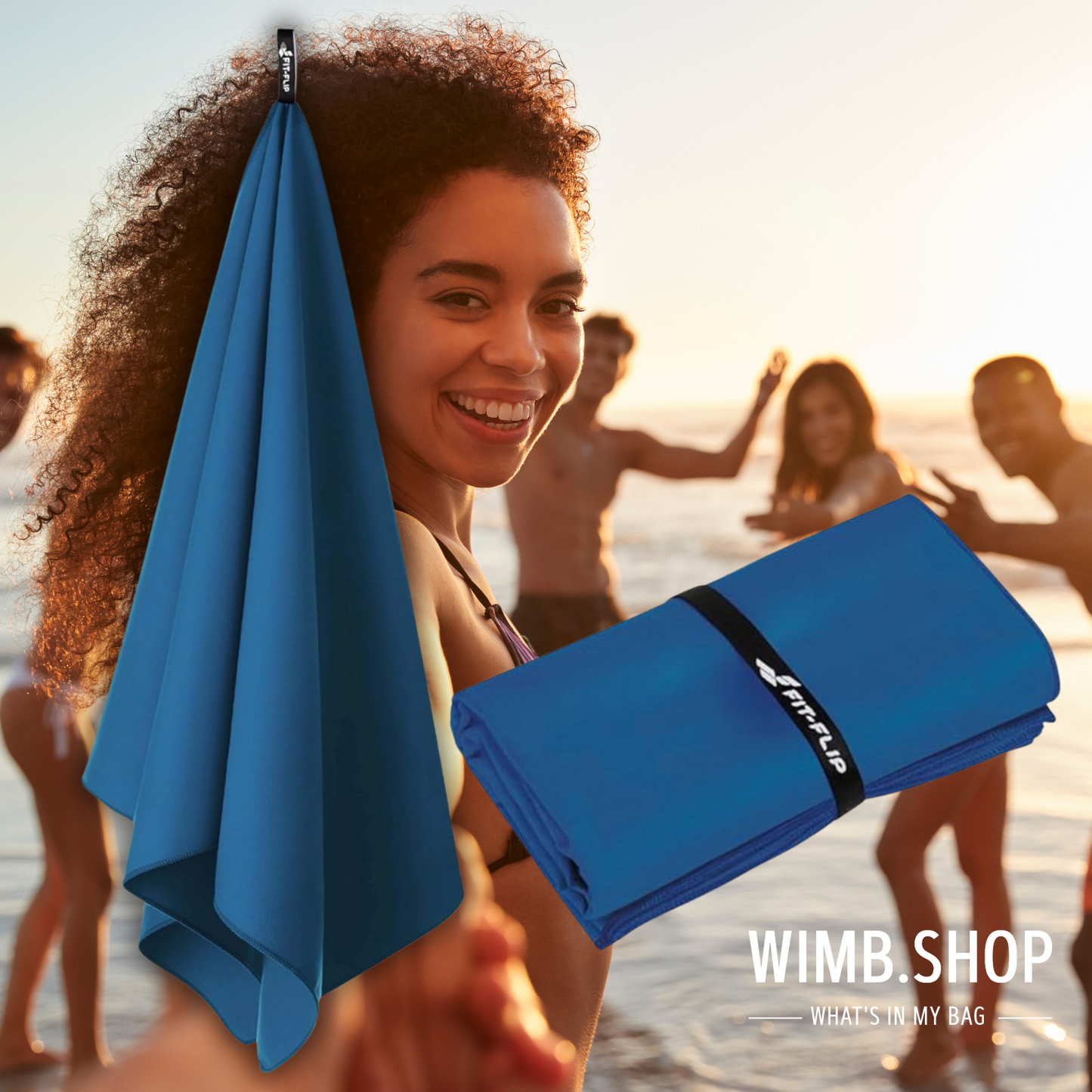 Mikrofaserhandtuch – Leicht, kompakt & schnelltrocknend 🏕️🧴