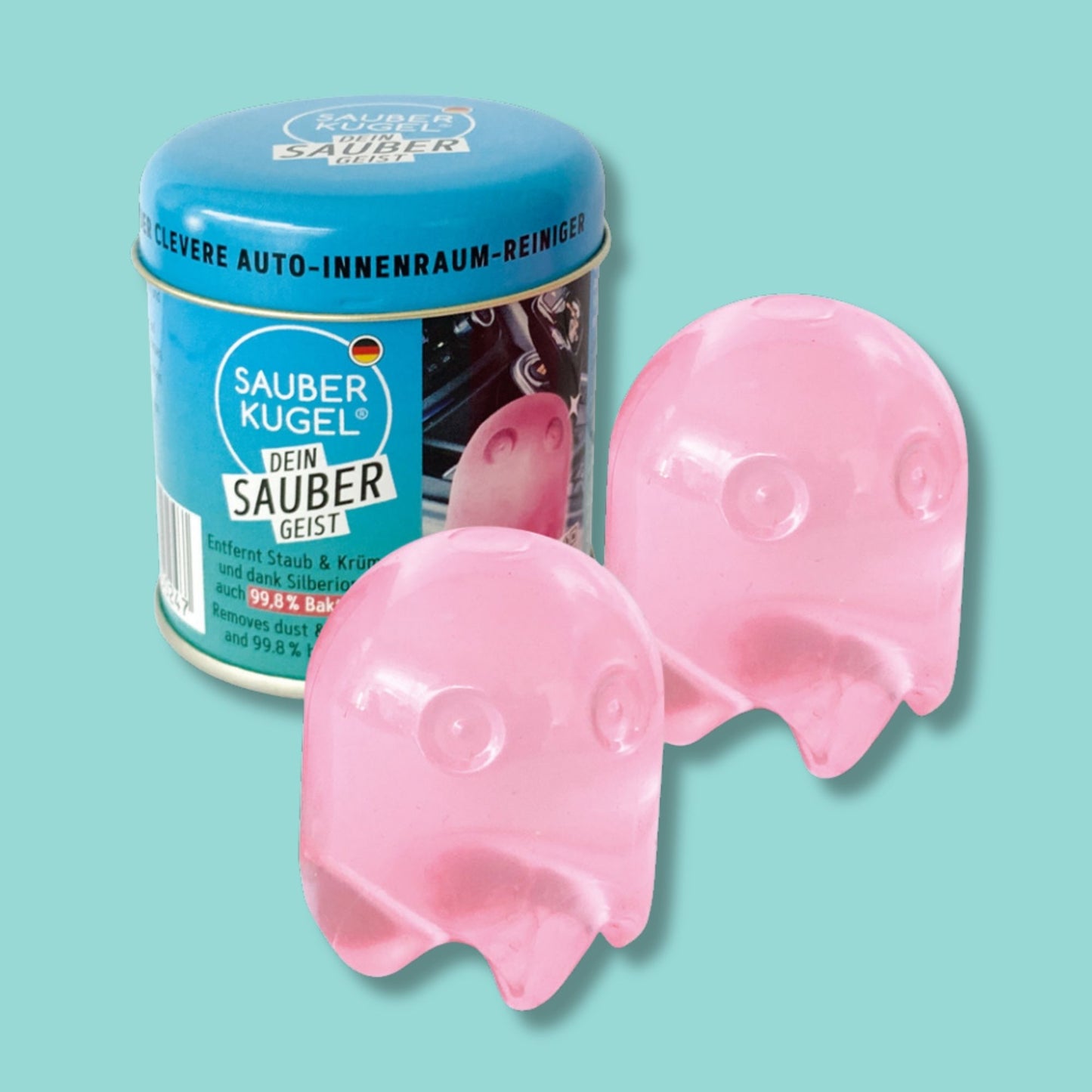 Saubergeist – Der clevere Auto-Innenraum-Reiniger aus Deutschland | Wiederverwendbar, abwaschbar & antibakteriell