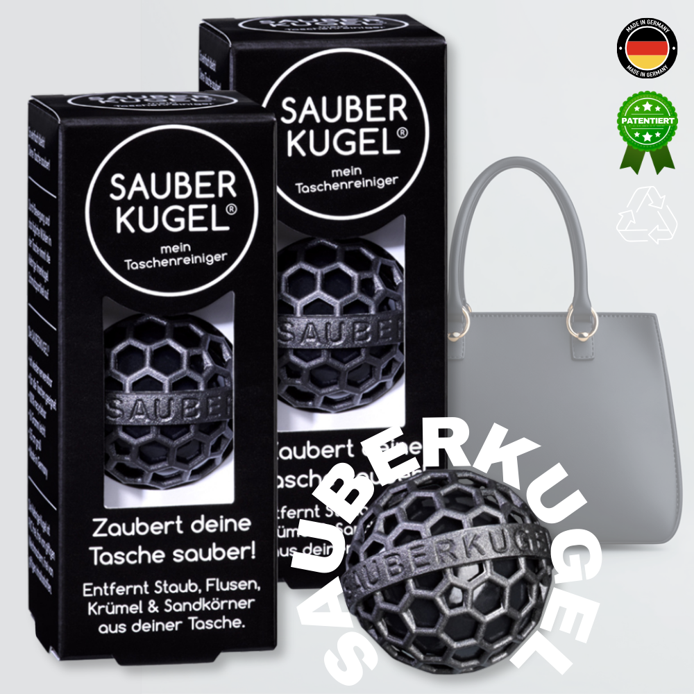 👉 SAUBERKUGEL® 2ER-SET BESTSELLER FARBEN – FÜR DEINE LIEBLINGSTASCHEN