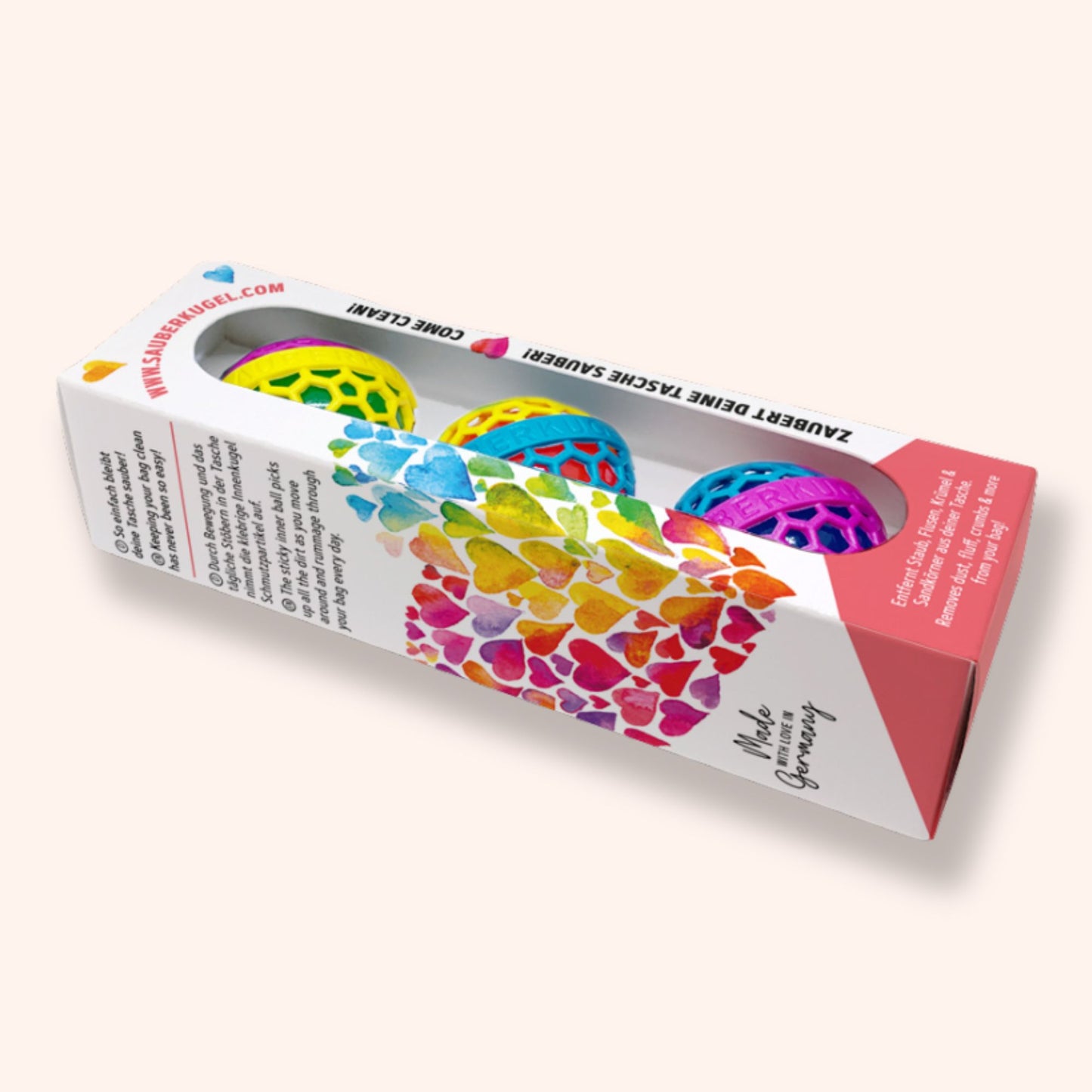 🎁 Geschenkbox mit 3 Sauberkugeln