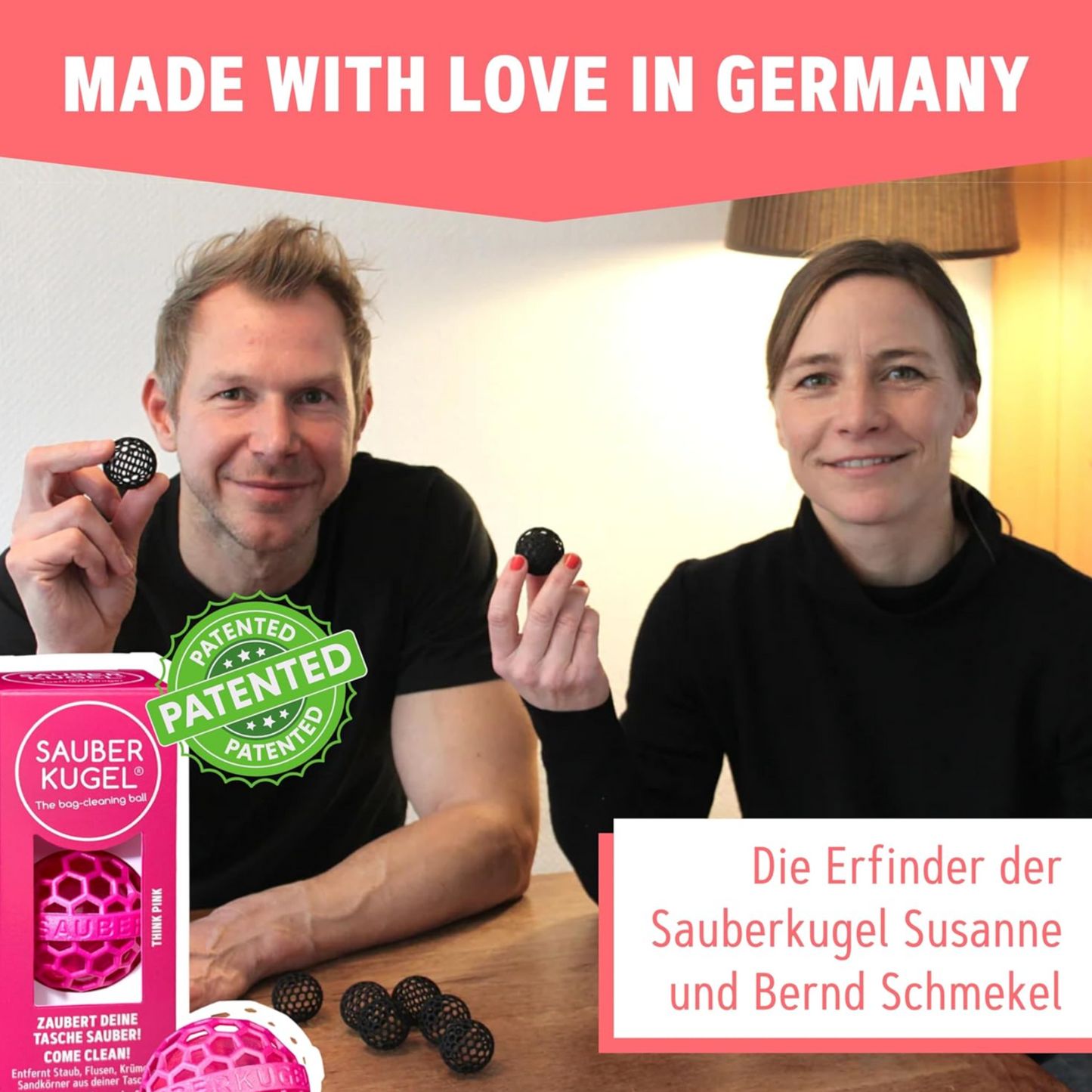 Saubergeist – Der clevere Auto-Innenraum-Reiniger aus Deutschland | Wiederverwendbar, abwaschbar & antibakteriell