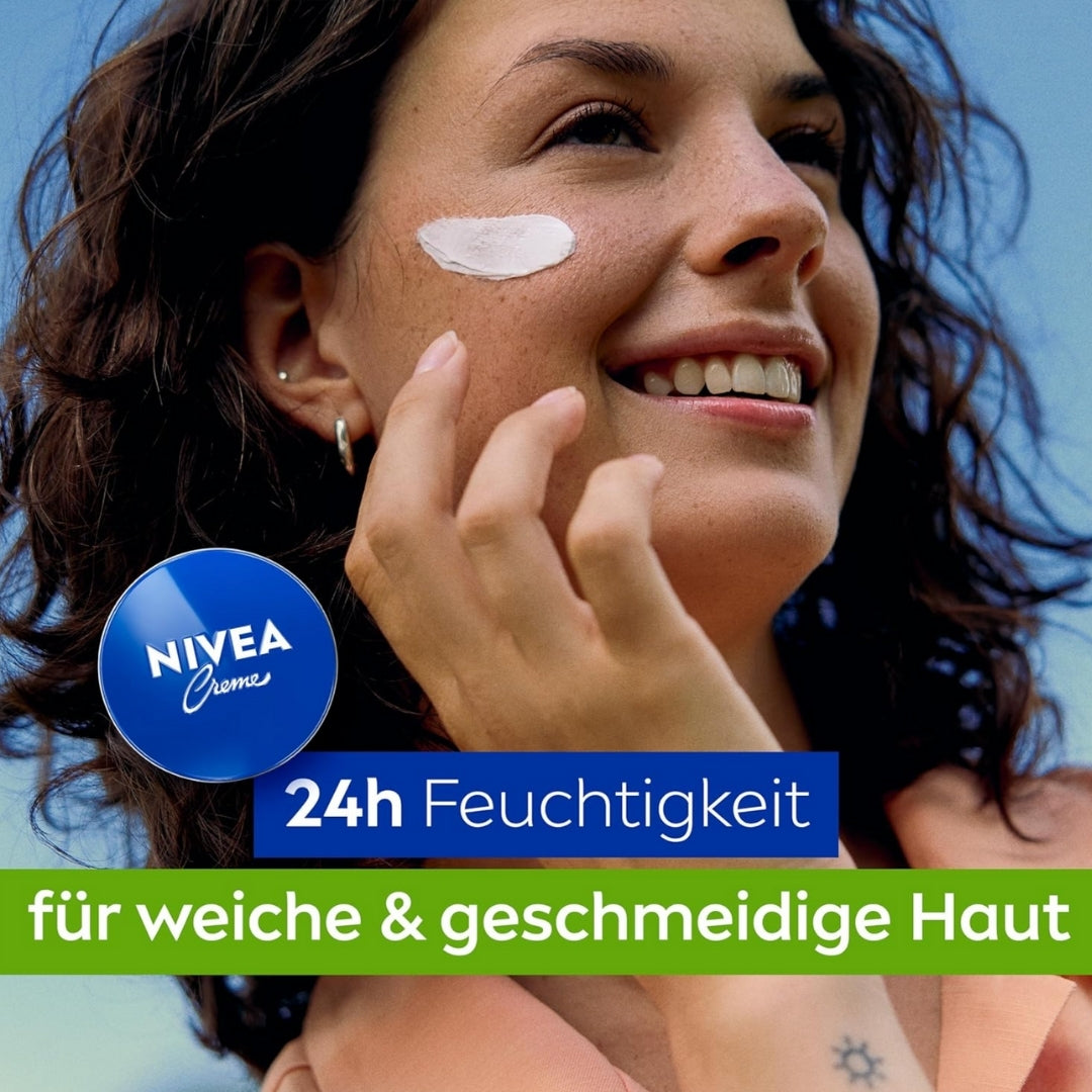 NIVEA Universalpflege Feuchtigkeitscreme in Reisegröße (30ml) – Intensive Pflege für jede Haut