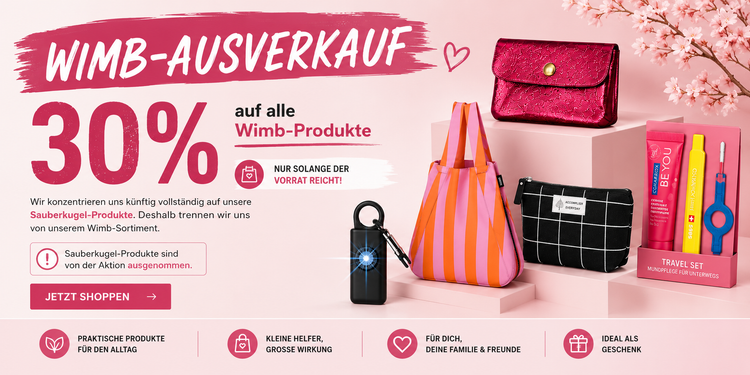 WIMB.SHOP by Sauberkugel - ALLES WAS DEINE TASCHE BRAUCHT!