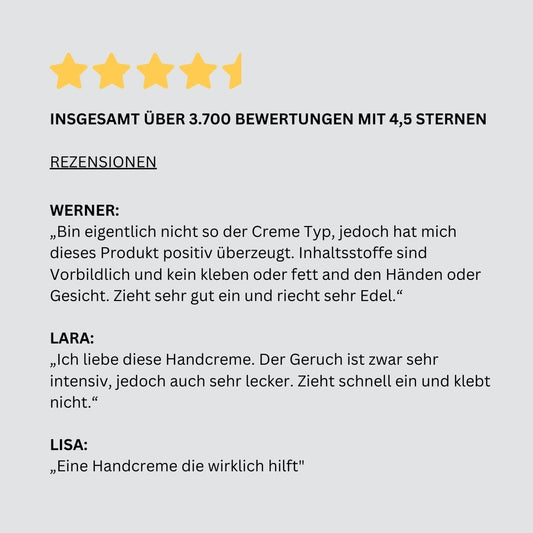 Jean&Len Sehr Geile Handcreme Rosemary Ginger Urea – Intensivpflege für Ihre Hände