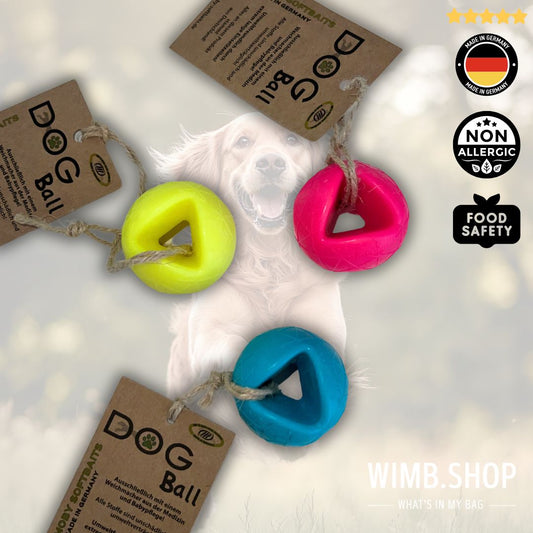 The perfect dog ball for active and game -loving dogs - 100% made in Germany - free of pollutants