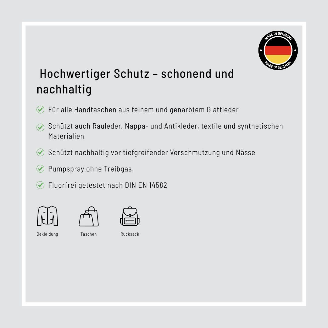 myBAGs PROTECT – Hochwertiger Schutz für Ihre Taschen (100 ml)