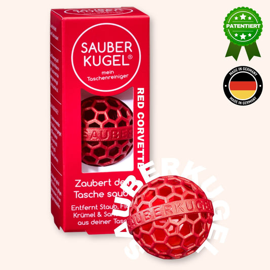 SAUBERKUGEL - TASCHENREINIGER - RED CORVETTE