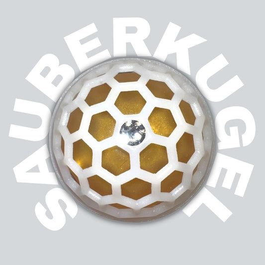 BALLE DE NETTOYAGE - NETTOYANT DE POCHE - BLING BLING G. avec véritable cristal Swarovski