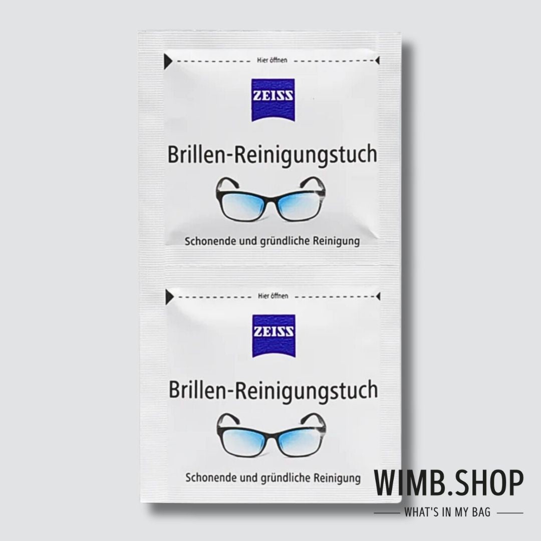 Zeiss Brillen Reinigungstücher – 30 Stück, einzeln verpackt, mit neuer Rezeptur