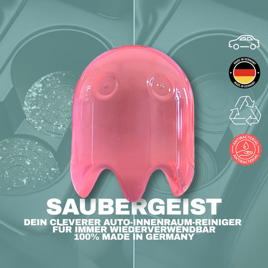Saubergeist – Der clevere Auto-Innenraum-Reiniger aus Deutschland | Wiederverwendbar, abwaschbar & antibakteriell