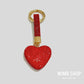 Glittery Heart Keychain - Sparkling charm for every day