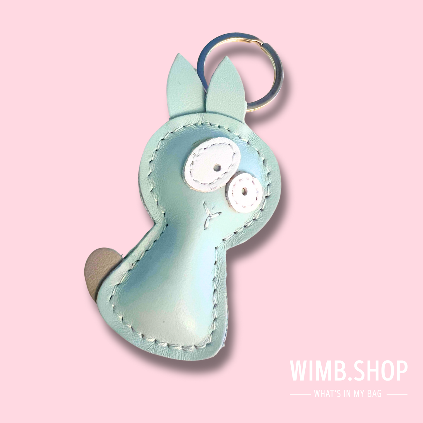 Handgefertigter Leder-Schlüsselanhänger