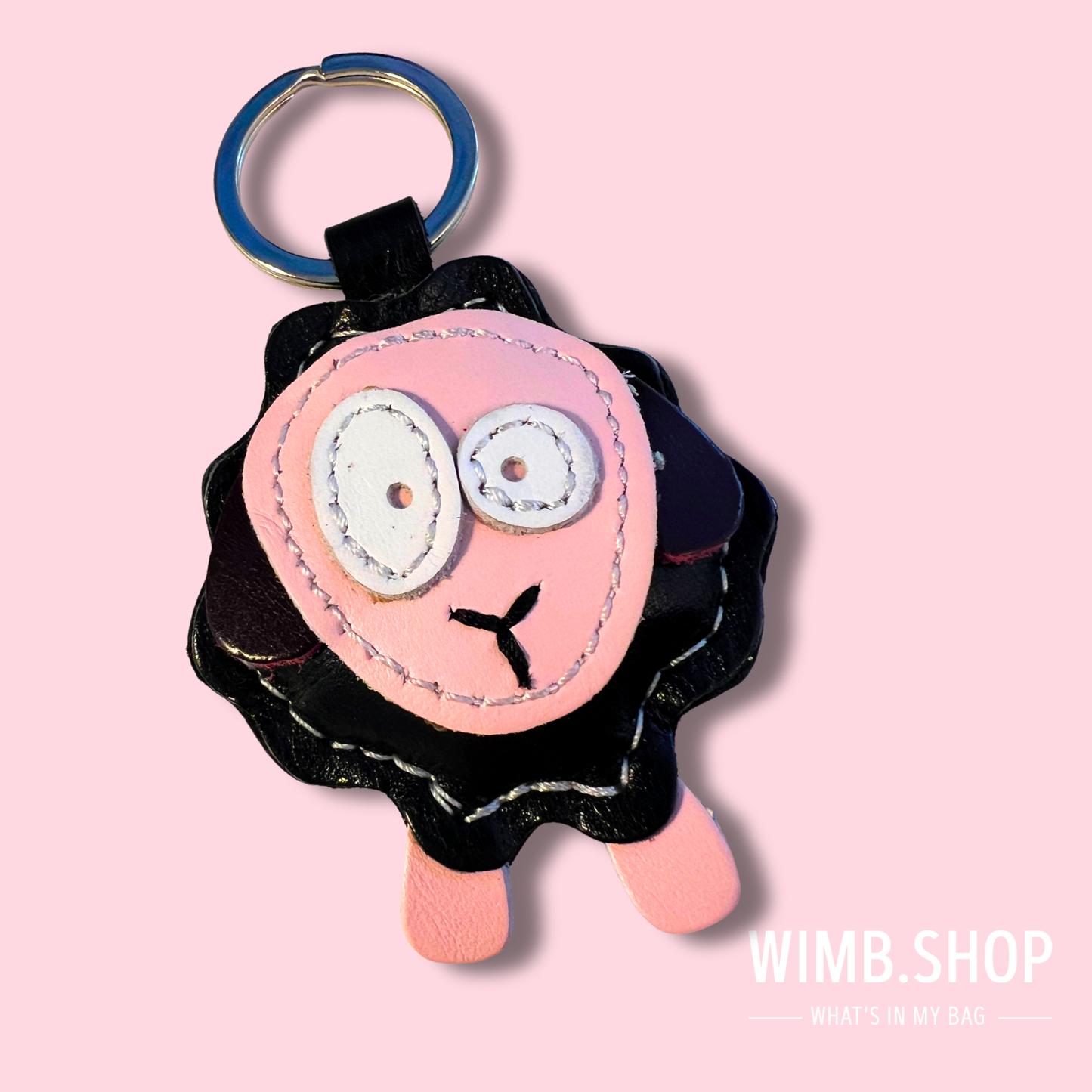 Handgefertigter Leder-Schlüsselanhänger