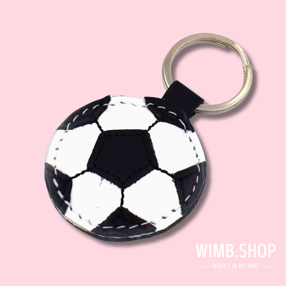Handmade leather keychain