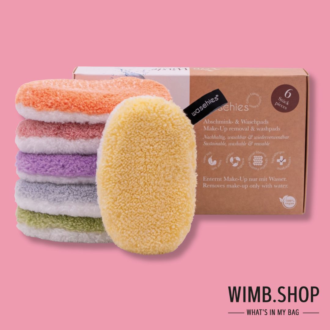 🌟 Waschies Abschminkpads 6er Set – nachhaltig & sanft zur Haut
