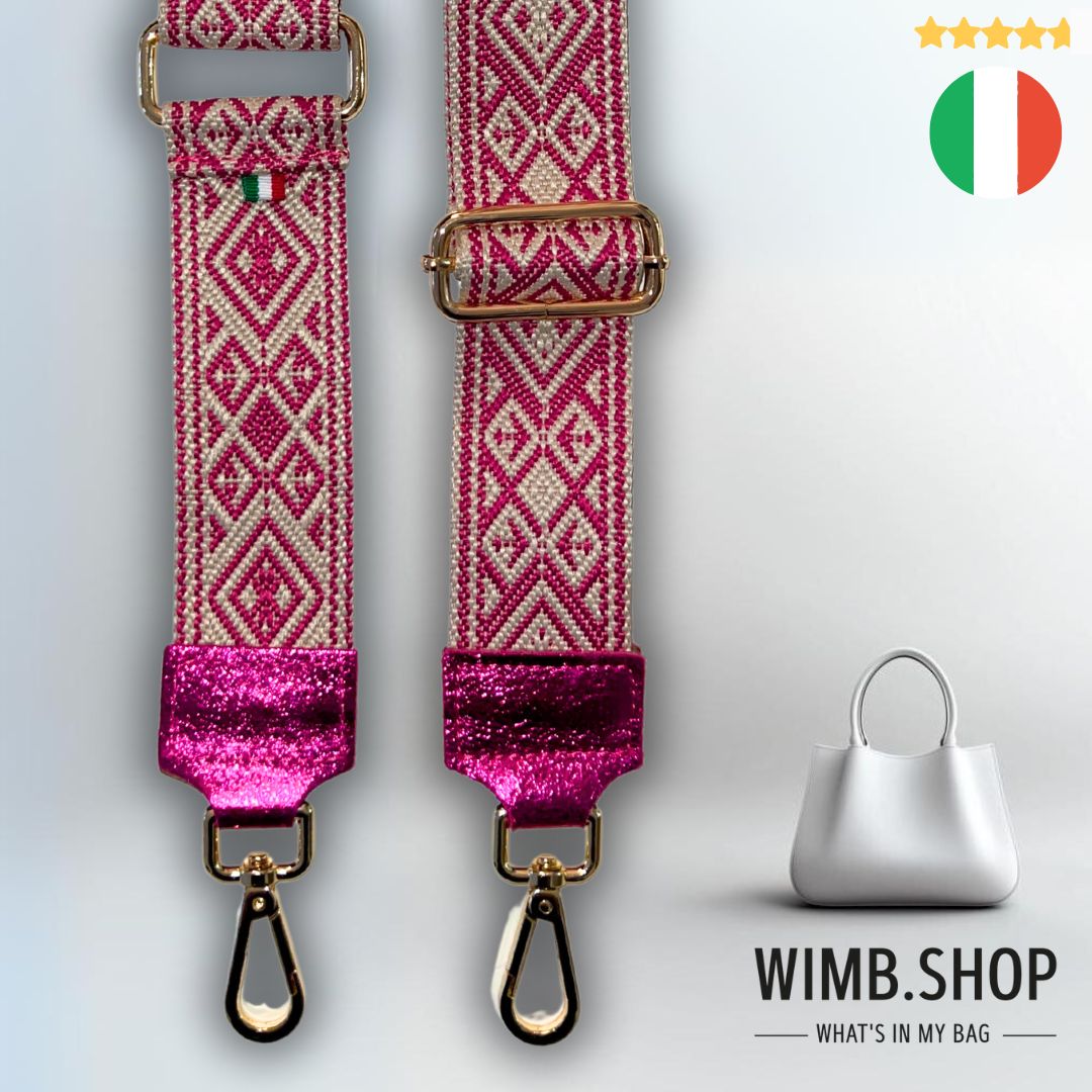 Pocket strap made in Italy - stylish upgrade for your handbag