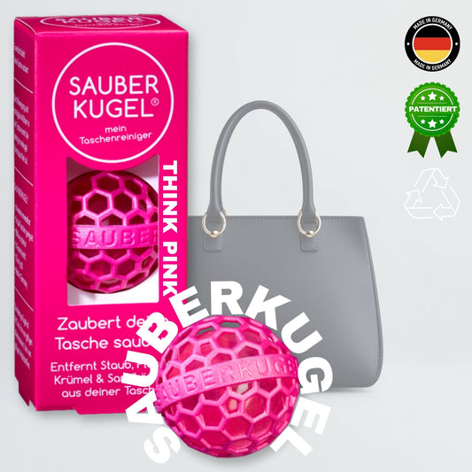 SAUBERKUGEL - MEIN TASCHENREINIGER - THINK PINK