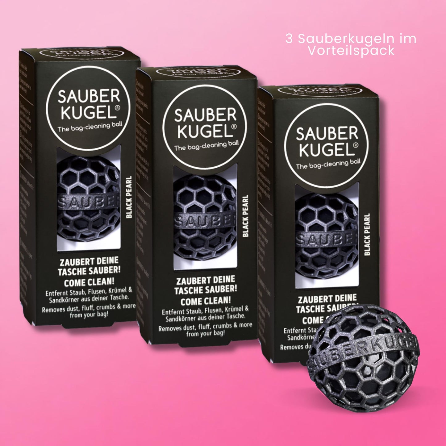 Sauberkugel – 3er Set