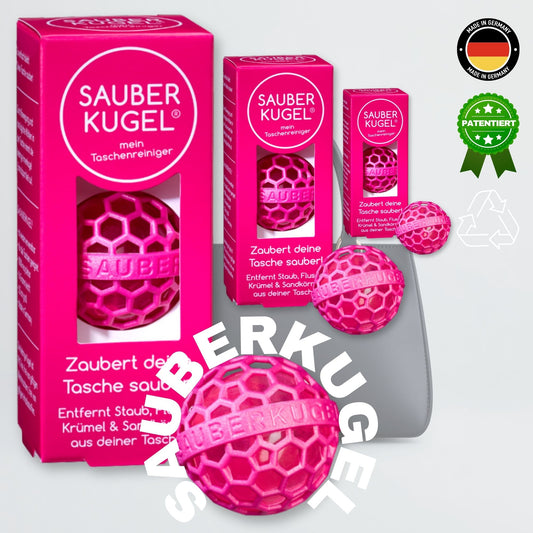 Sauberkugel® – der wiederverwendbare Taschenreiniger