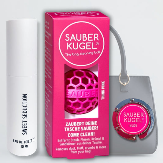 Ball propre - Nettoyer de poche ❤️ NOUVEAU! Sauvegarde dans l'ensemble - Clean Ball + Fragrance + Pocket Holder