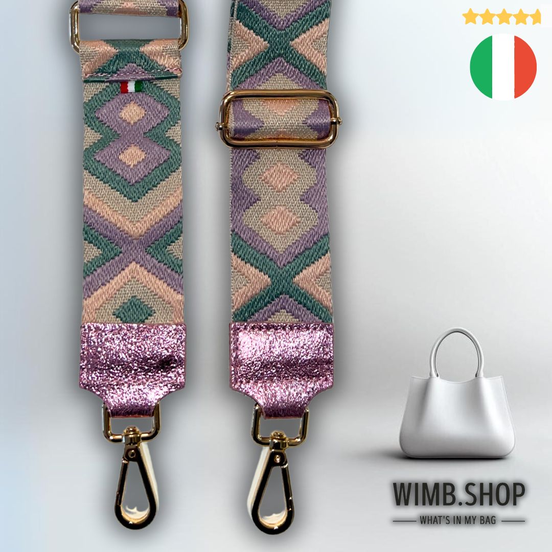 Pocket strap made in Italy - stylish upgrade for your handbag