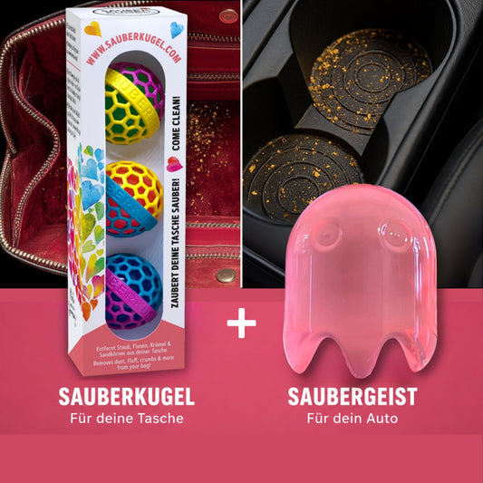 NEU! 👜 🎒 💼 🚗 Spare bis zu 25% 💥 im Komplett Sauber Set