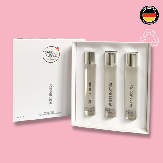 SET DE RECHARGES CLEAN BALL POCKET SCENT 3 - SÉDUCTION DOUCE - 3X 10 millilitres