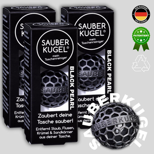 SPAREN IM 3ER SET - SAUBERKUGEL - TASCHENREINIGER