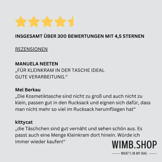 Kosmetiktasche – Multifunktionale Make-up Tasche mit Reißverschluss