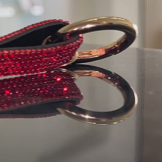 Glitzernder Herz-Schlüsselanhänger – Funkelnder Charme für jeden Tag